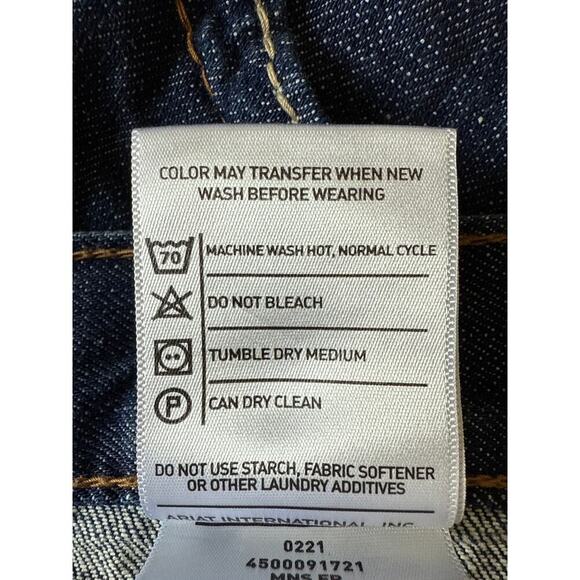 Ariat Jeans Mens 42x30 FR M4 Relaxed Low Rise Boot Cut Dark Wash Denim Work EUC - Picture 14 of 16